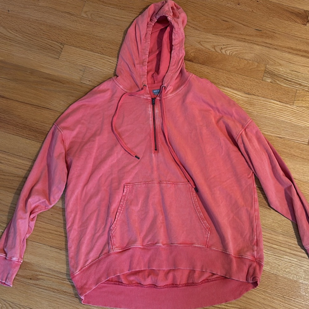 Aerie Vibrant Coral Hoodie